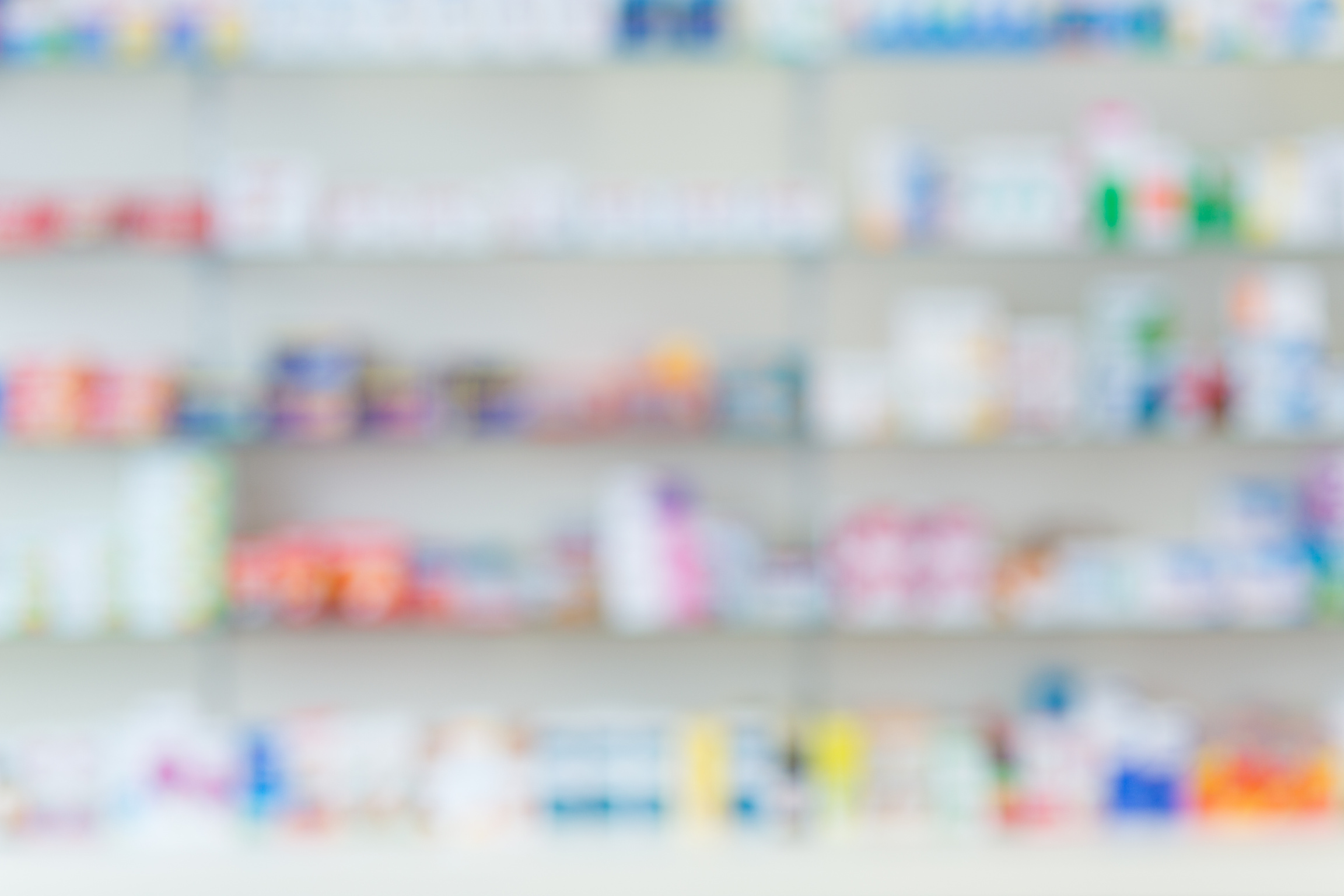 Pharmacy background, blurred